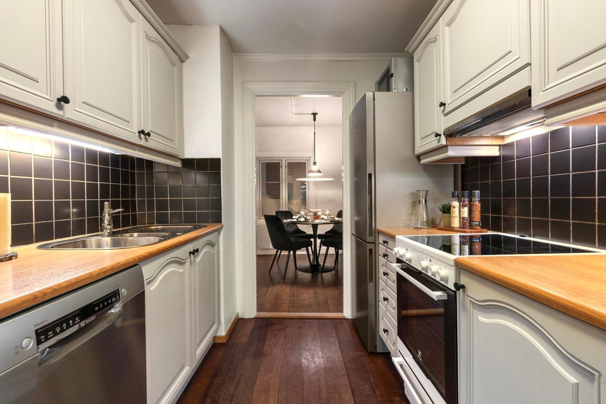 Elegant Apartment Center Of Tromso Bagian luar foto