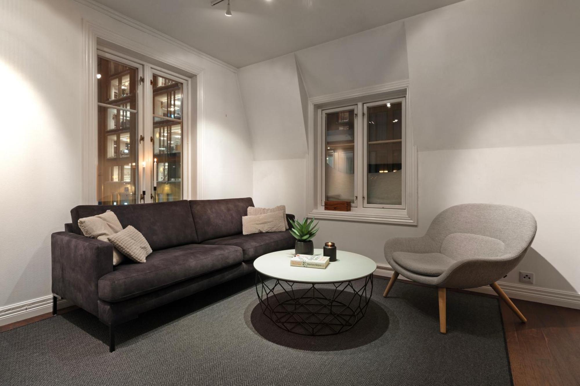 Elegant Apartment Center Of Tromso Bagian luar foto