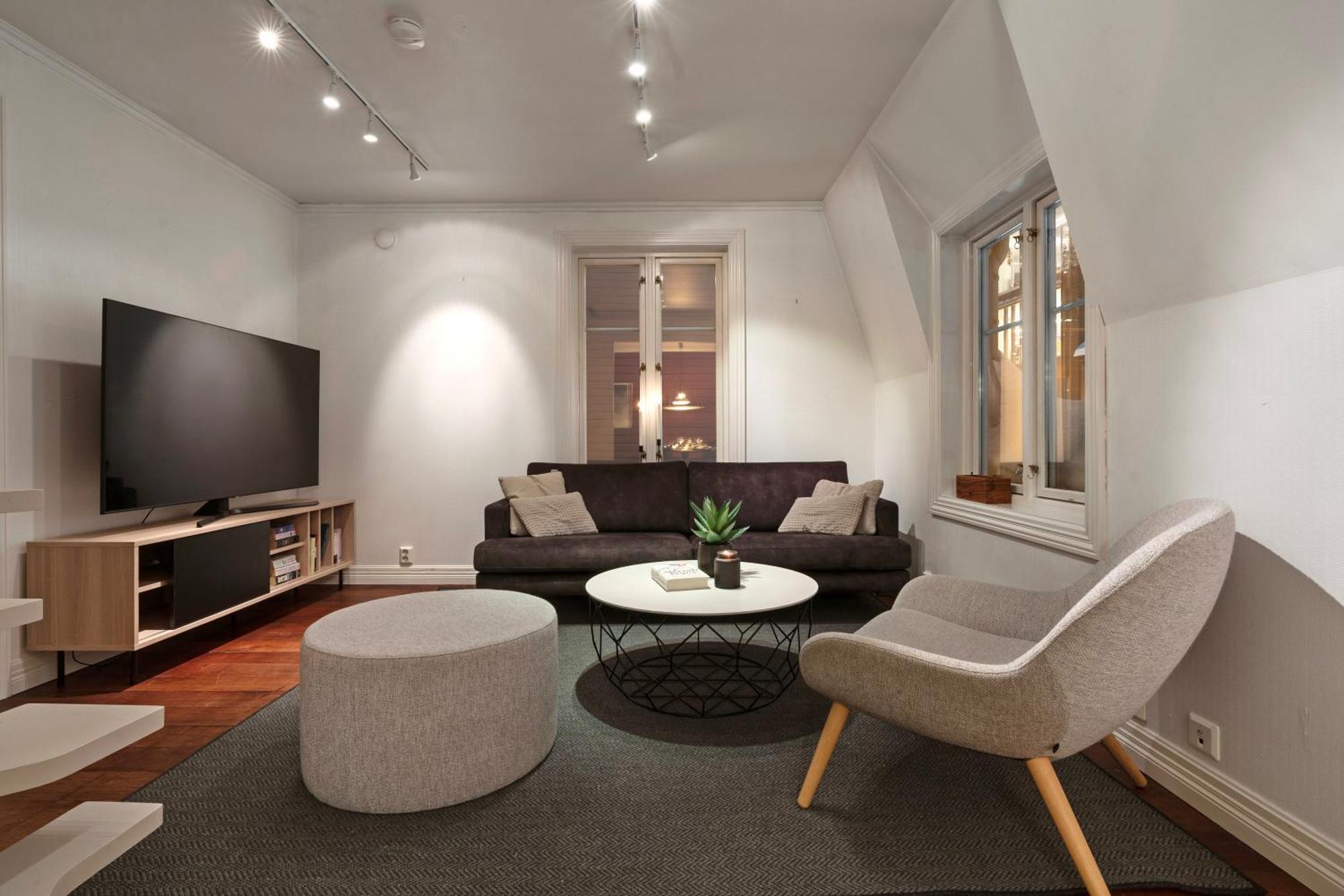 Elegant Apartment Center Of Tromso Bagian luar foto
