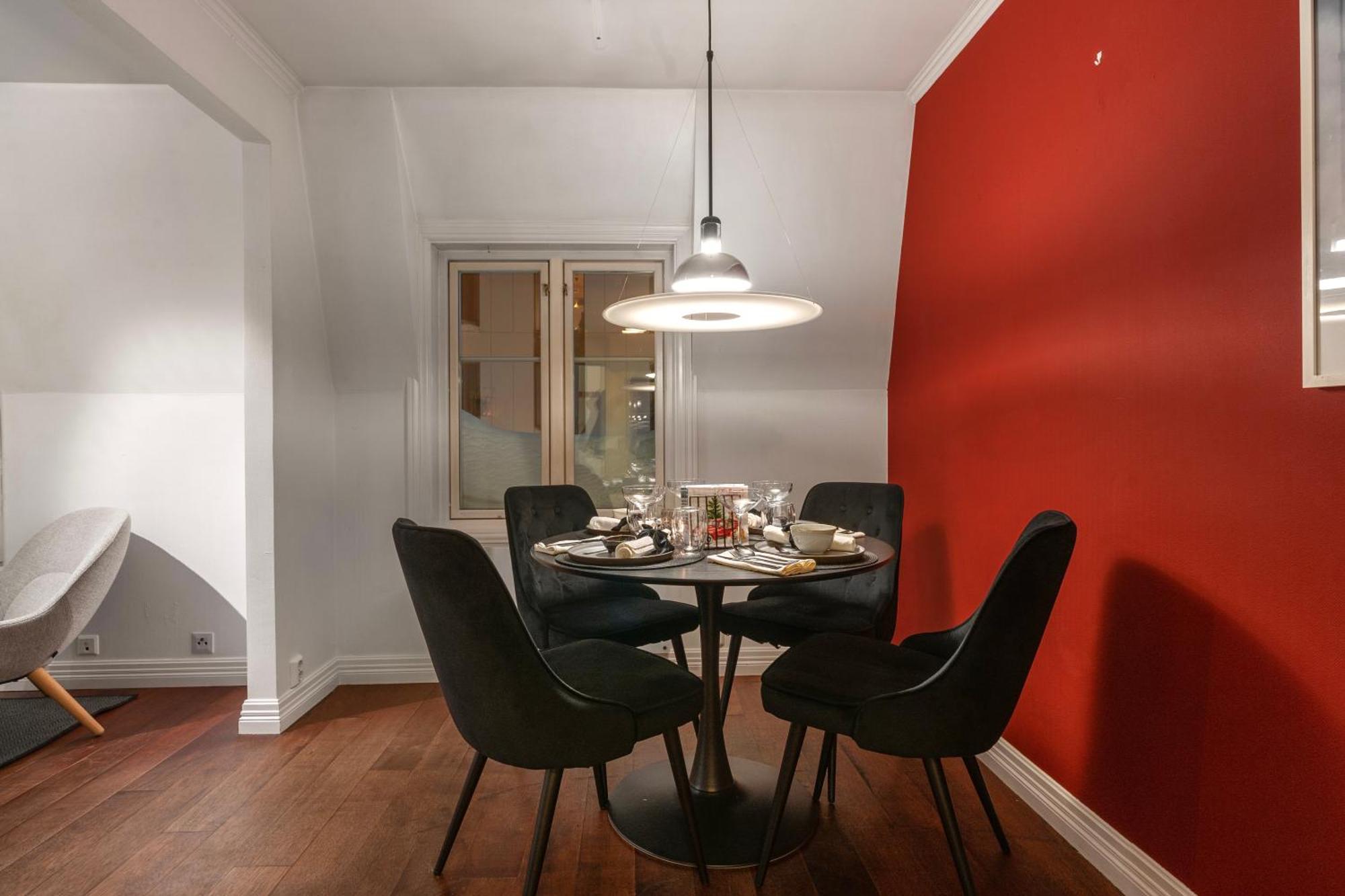 Elegant Apartment Center Of Tromso Bagian luar foto